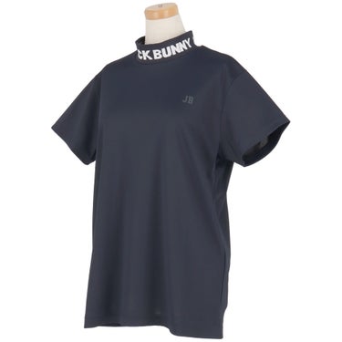 ジャックバニー Jack Bunny!!　レディース ロゴジャガード 半袖 モックネックシャツ 263-6167230　2026年モデル 詳細11