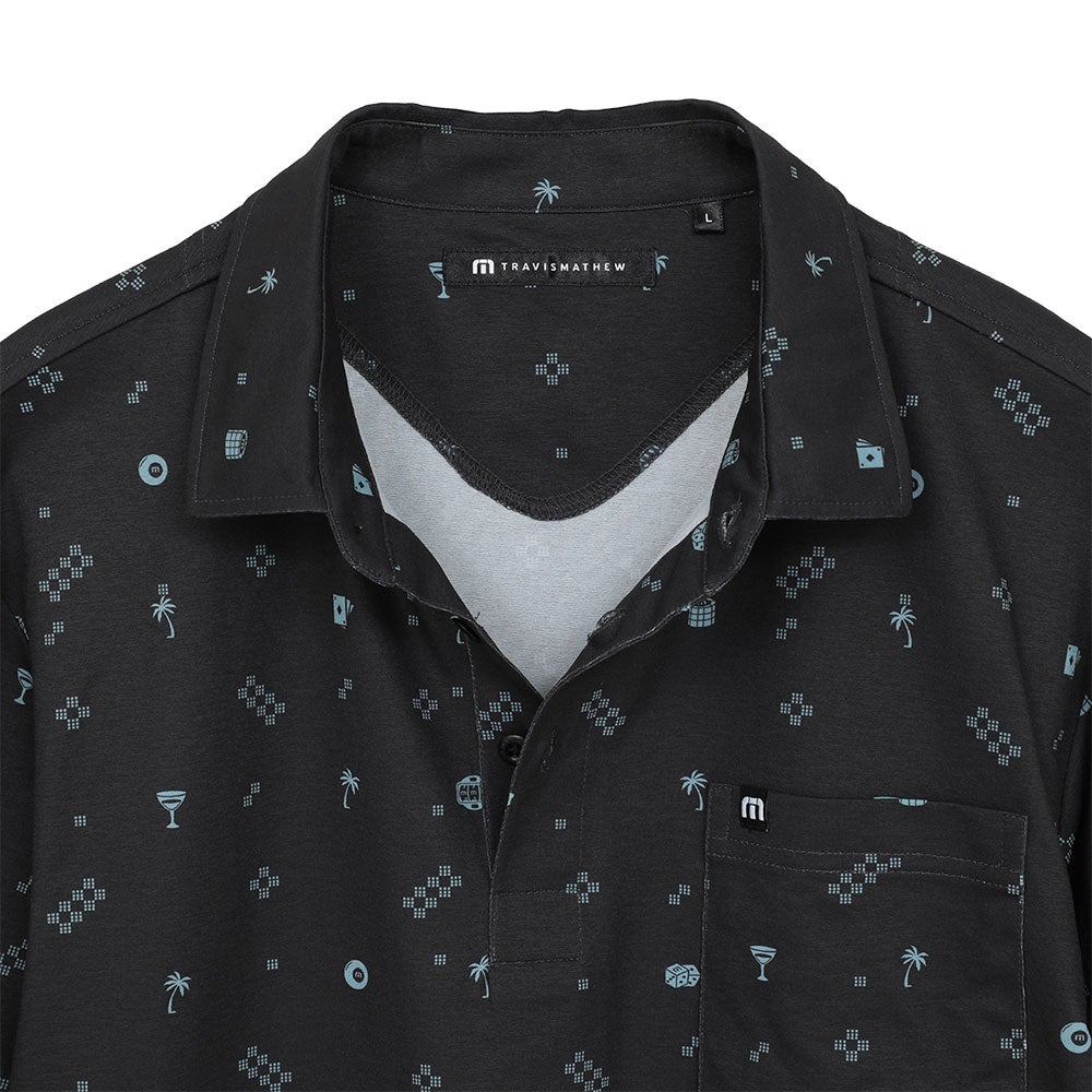 トラヴィスマシュー Travis Mathew　メンズ モノグラムプリント 半袖 ポロシャツ 7AN008　2026年モデル 詳細4