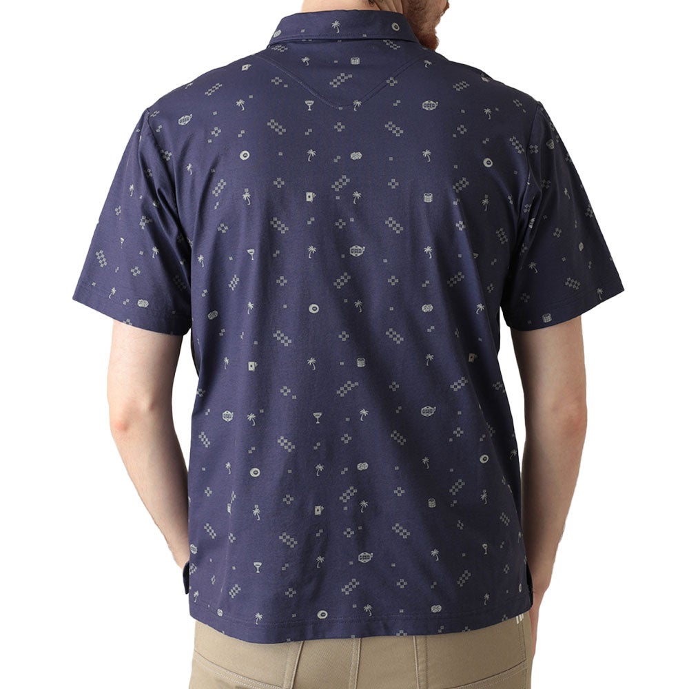 トラヴィスマシュー Travis Mathew　メンズ モノグラムプリント 半袖 ポロシャツ 7AN008　2026年モデル 詳細10