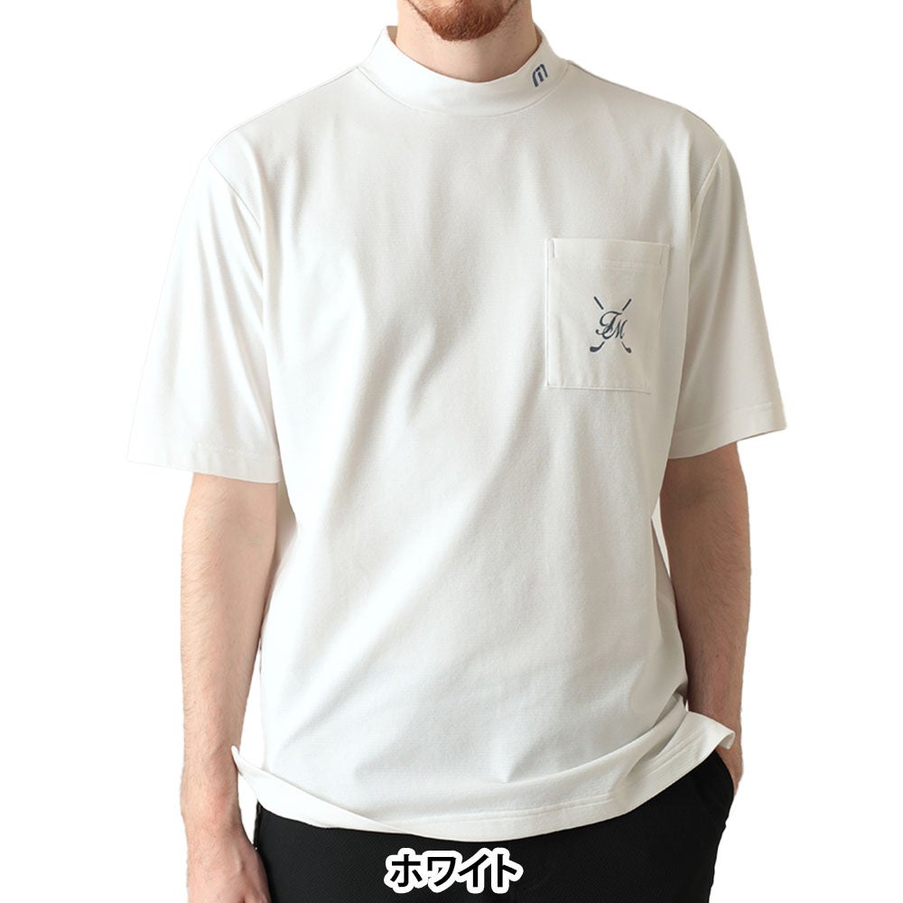 TRAVIS MATHEW ホワイト シャツ トラヴィスマシュー Travis Mathew メンズ カラット バックプリント