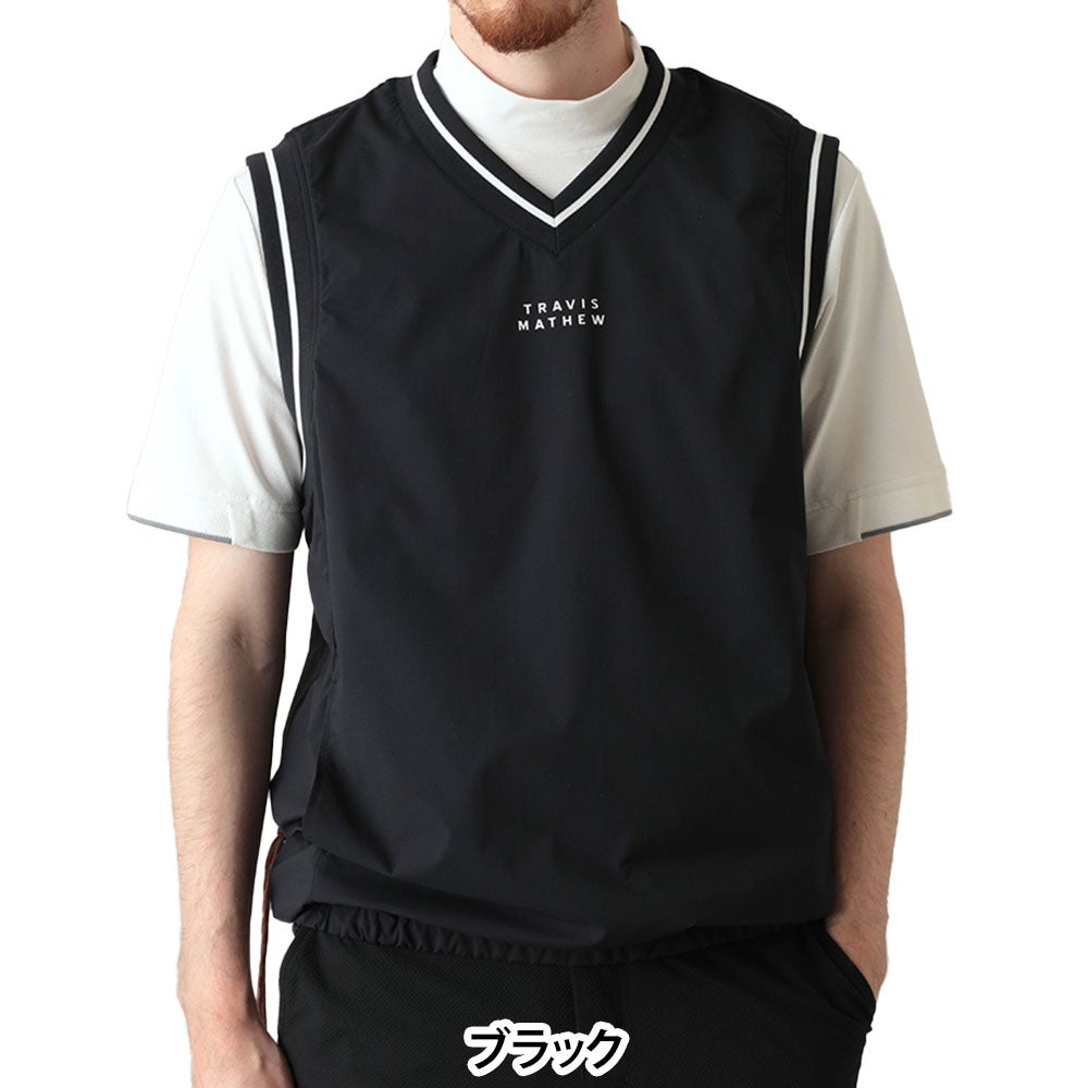 トラヴィスマシュー Travis Mathew メンズ Vネック バックレーザーロゴ ベスト 7AN025 2026年モデル