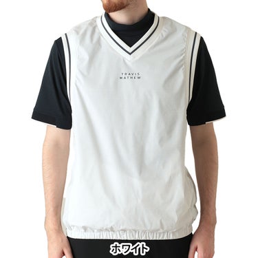 トラヴィスマシュー Travis Mathew　メンズ Vネック バックレーザーロゴ ベスト 7AN025　2026年モデル 詳細6