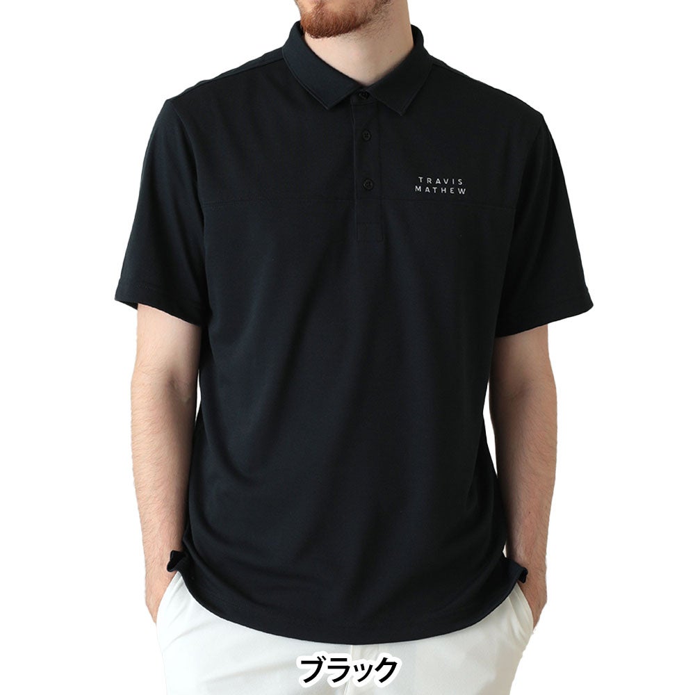 トラヴィスマシュー Travis Mathew メンズ ベーシックロゴ 半袖 ポロシャツ 7AN034 2026年モデル