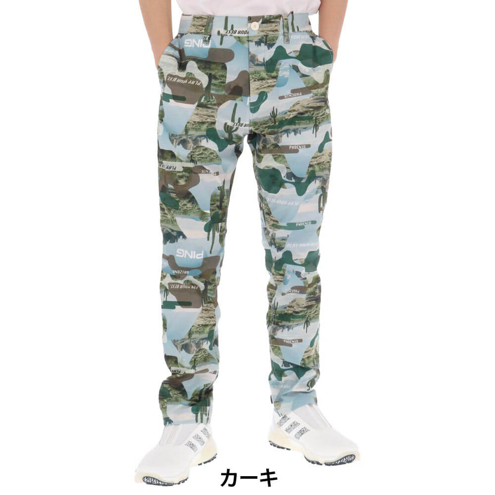 ピン PING　メンズ シアサッカー テーパード ロングパンツ 621-5131301　2025年モデル 詳細8