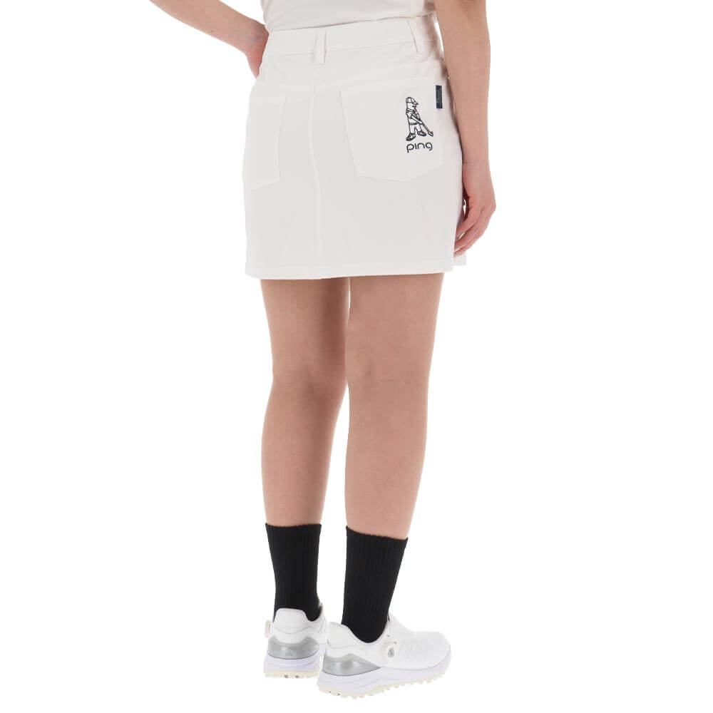 ピン PING　レディース フェイクレイヤード プリーツ スカート 622-5134200　2025年モデル 詳細3