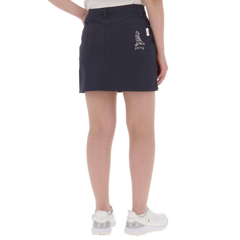 ピン PING　レディース フェイクレイヤード プリーツ スカート 622-5134200　2025年モデル 詳細6