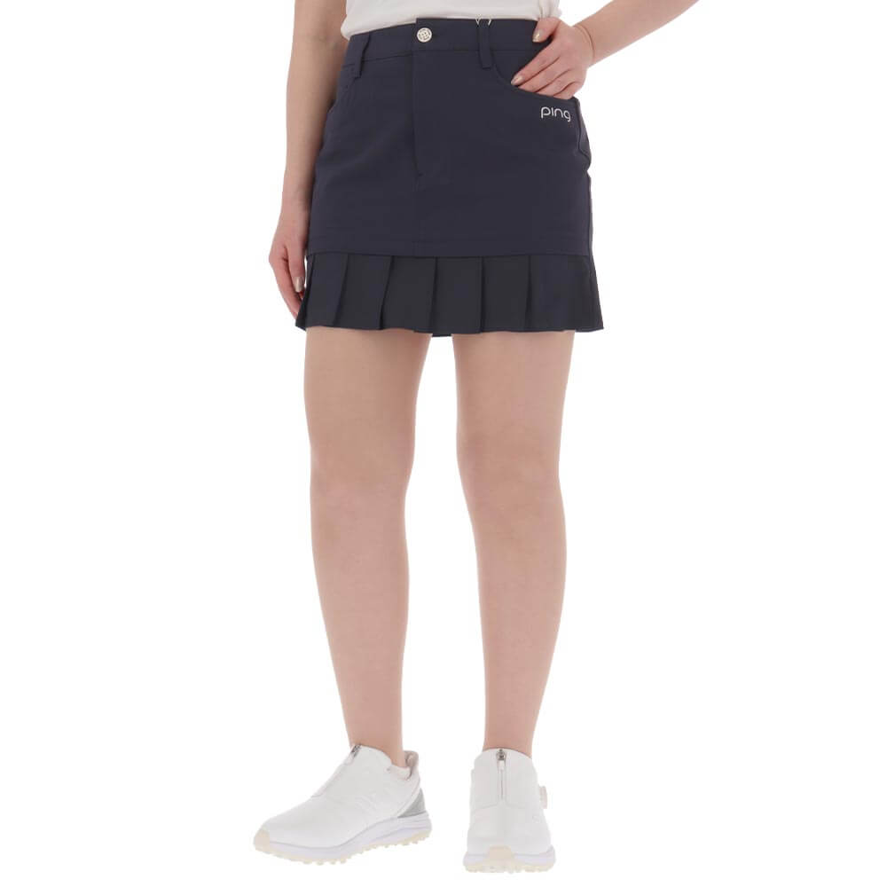 ピン PING　レディース フェイクレイヤード プリーツ スカート 622-5134200　2025年モデル 詳細7