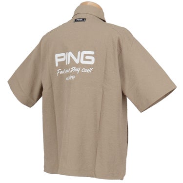 ピン PING　メンズ シアサッカー 半袖 フルジップシャツ 621-5111301　2025年モデル 詳細6