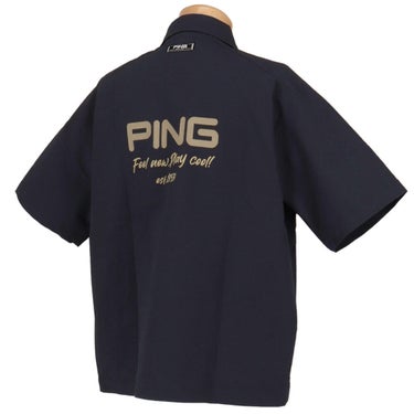 ピン PING　メンズ シアサッカー 半袖 フルジップシャツ 621-5111301　2025年モデル 詳細9