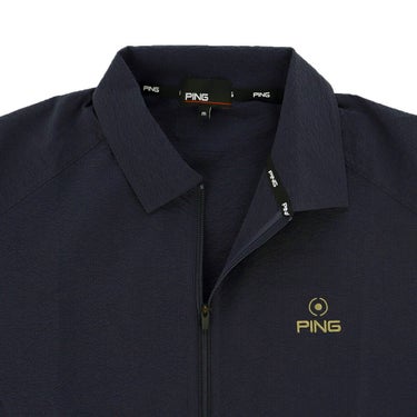 ピン PING　メンズ シアサッカー 半袖 フルジップシャツ 621-5111301　2025年モデル 詳細11