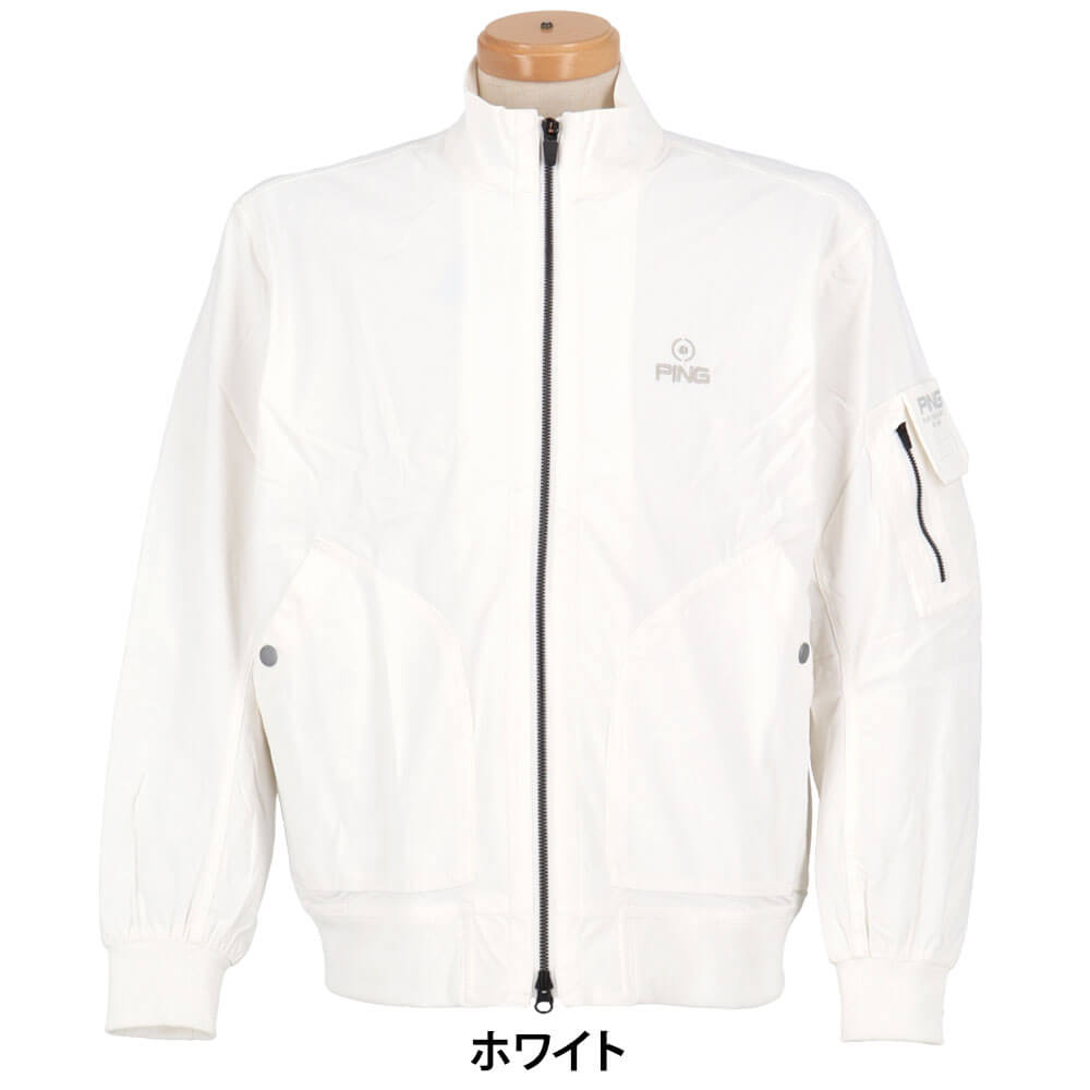 ピン PING　メンズ ドビーストレッチ コーデュラ フルジップ 長袖 ブルゾン 621-5120101　2025年モデル 詳細8