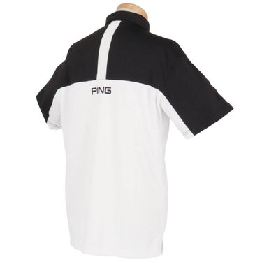 ピン PING　メンズ 格子メッシュ 半袖 ポロシャツ 621-5160203　2025年モデル 詳細3