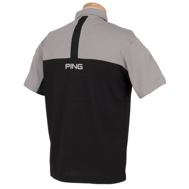 ピン PING　メンズ 格子メッシュ 半袖 ポロシャツ 621-5160203　2025年モデル 詳細6