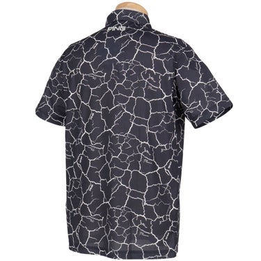 ピン PING　メンズ 総柄プリント 半袖 ポロシャツ 621-5160307　2025年モデル 詳細3