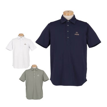 ピン PING　メンズ ロンナイズカノコ 半袖 ポロシャツ 621-5160311　2025年モデル 詳細1