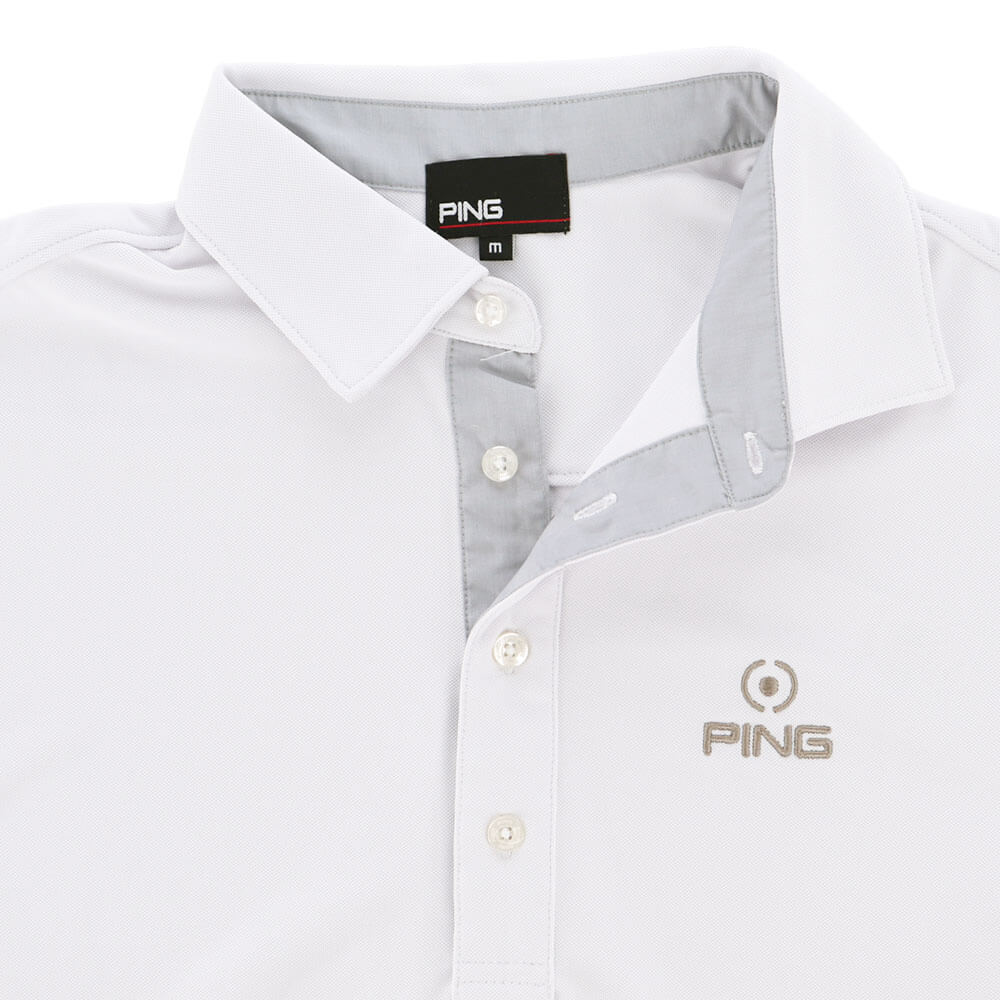ピン PING　メンズ ロンナイズカノコ 半袖 ポロシャツ 621-5160311　2025年モデル 詳細8