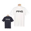 ピン PING　メンズ ダブルメッシュ 半袖 ハイネック シャツ 621-5167101　2025年モデル