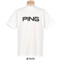 ピン PING　メンズ ダブルメッシュ 半袖 ハイネック シャツ 621-5167101　2025年モデル