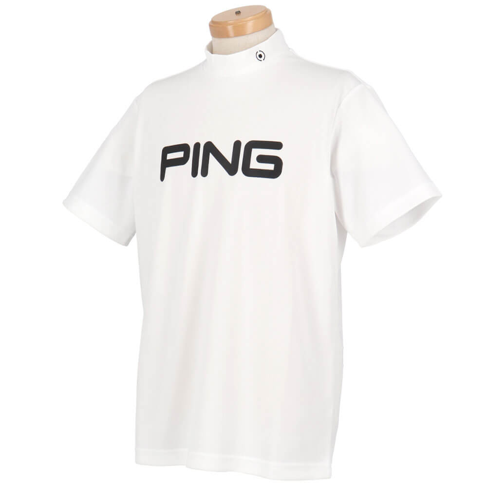 ピン PING　メンズ ダブルメッシュ 半袖 ハイネック シャツ 621-5167101　2025年モデル 詳細4