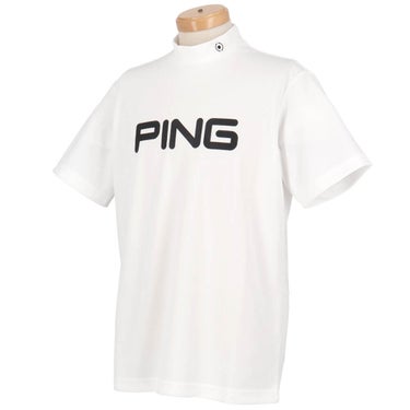 ピン PING　メンズ ダブルメッシュ 半袖 ハイネック シャツ 621-5167101　2025年モデル 詳細4