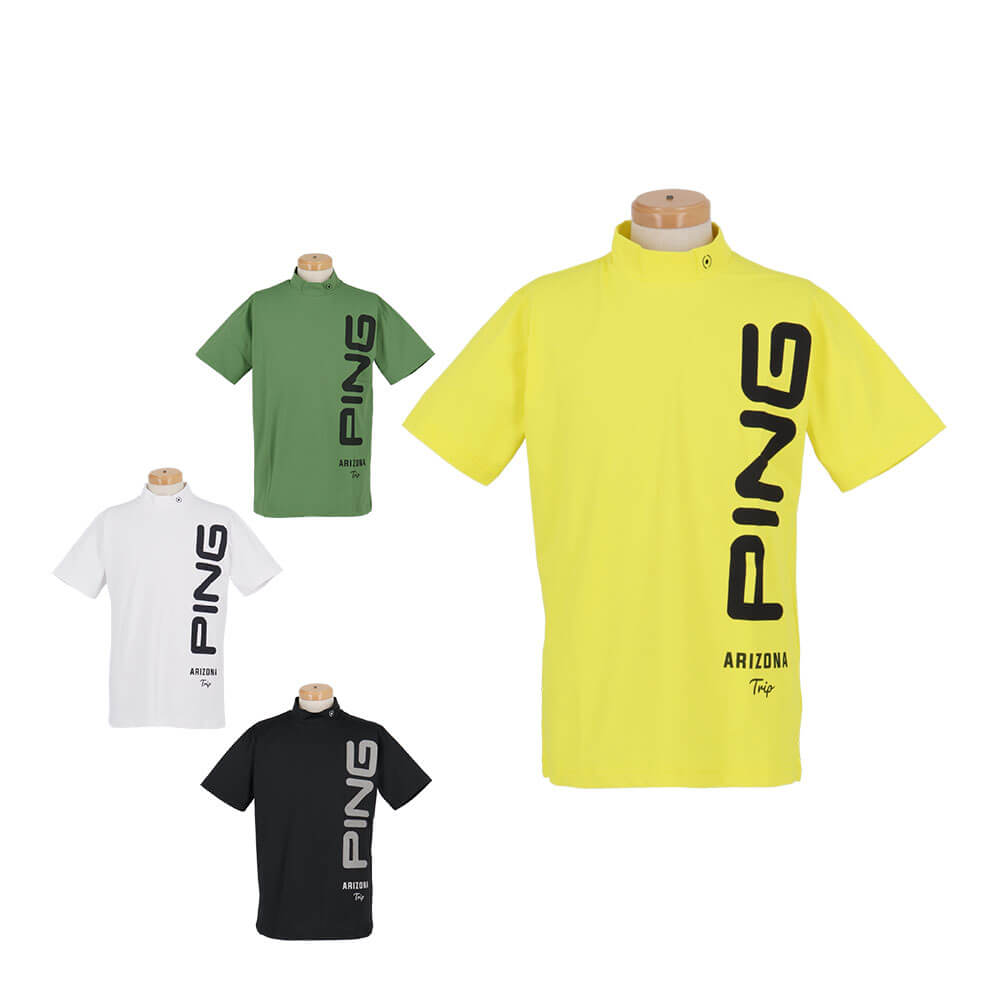 ピン PING　メンズ 半袖 ハイネック シャツ 621-5167209　2025年モデル 詳細1