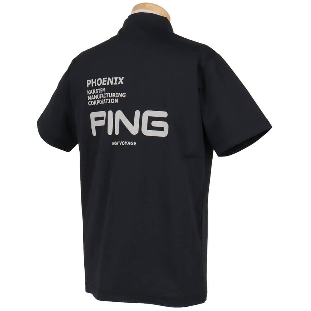 ピン PING　メンズ 半袖 ハイネック シャツ 621-5167209　2025年モデル 詳細3