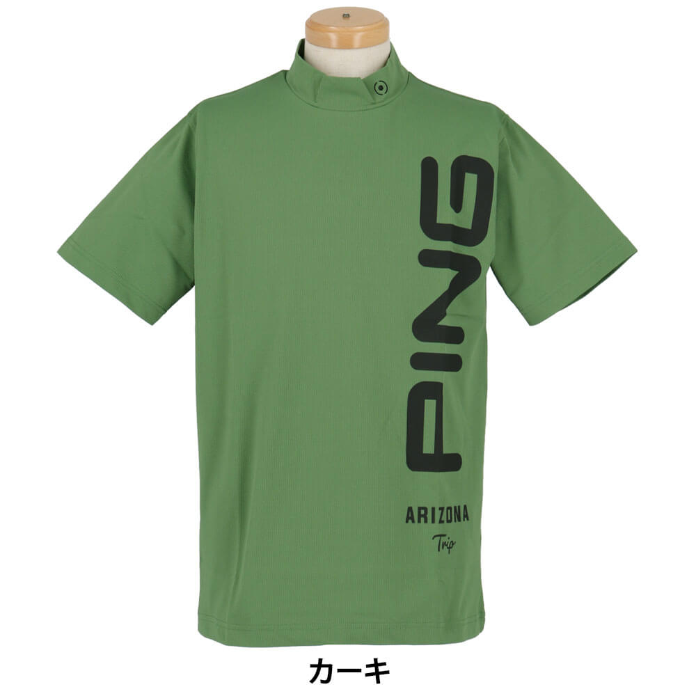 ピン PING　メンズ 半袖 ハイネック シャツ 621-5167209　2025年モデル 詳細11