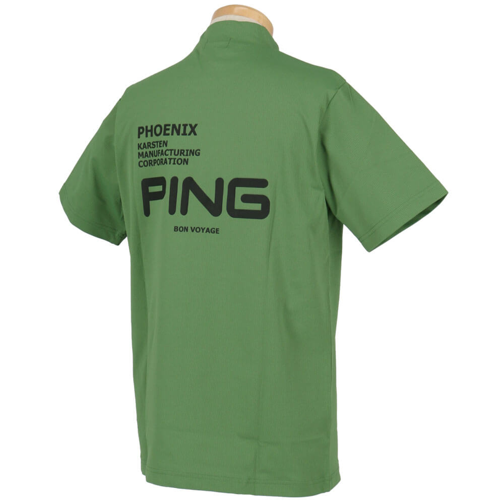 ピン PING　メンズ 半袖 ハイネック シャツ 621-5167209　2025年モデル 詳細12