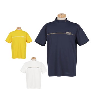 ピン PING　メンズ サンベールカノコ 半袖 ハイネック シャツ 621-5167301　2025年モデル 詳細1