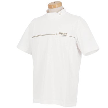 ピン PING　メンズ サンベールカノコ 半袖 ハイネック シャツ 621-5167301　2025年モデル 詳細4