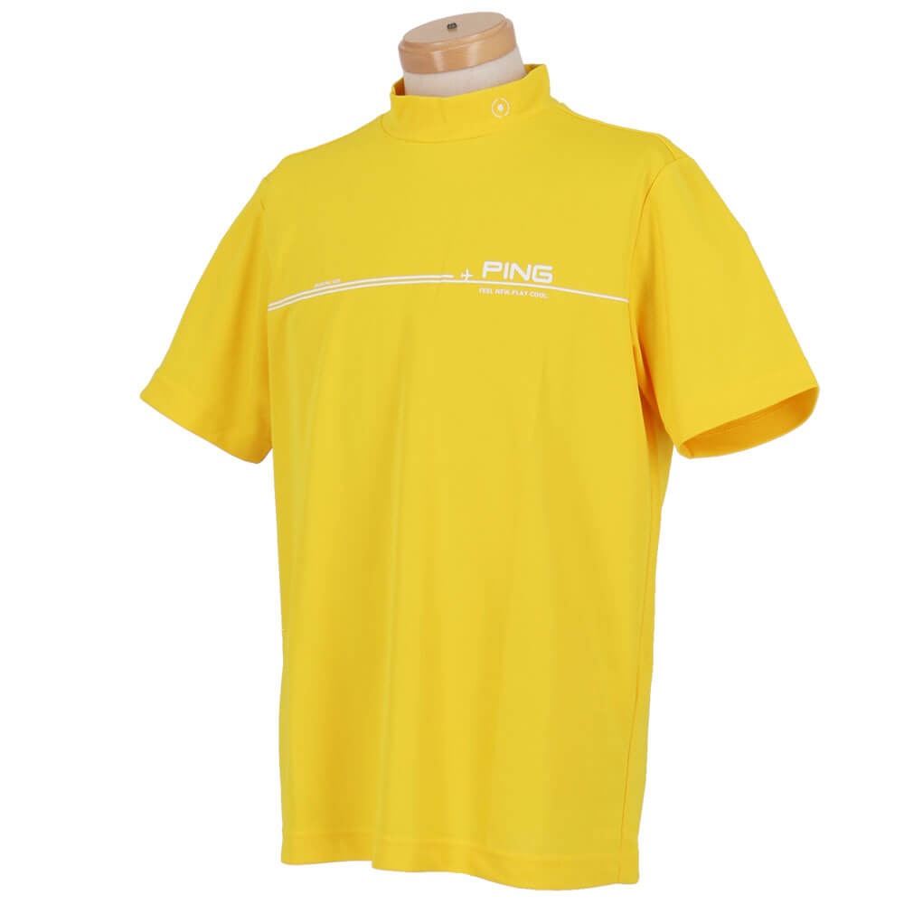 ピン PING　メンズ サンベールカノコ 半袖 ハイネック シャツ 621-5167301　2025年モデル 詳細7