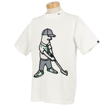 ピン PING　メンズ Mr.PING ジャカード 半袖 ハイネック ニット 621-5175201　2025年モデル 詳細4