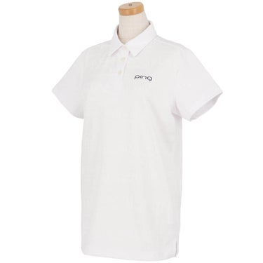 ピン PING　レディース チケット柄ジャカード 半袖 ポロシャツ 622-5160206　2025年モデル 詳細4