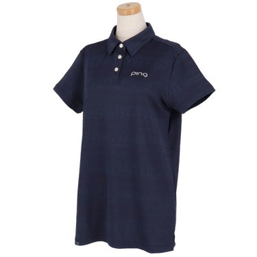 ピン PING　レディース チケット柄ジャカード 半袖 ポロシャツ 622-5160206　2025年モデル 詳細7