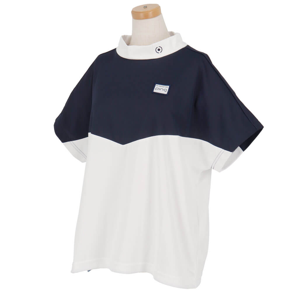 ピン PING　レディース 半袖 ハイネック シャツ 622-5167302　2025年モデル 詳細4