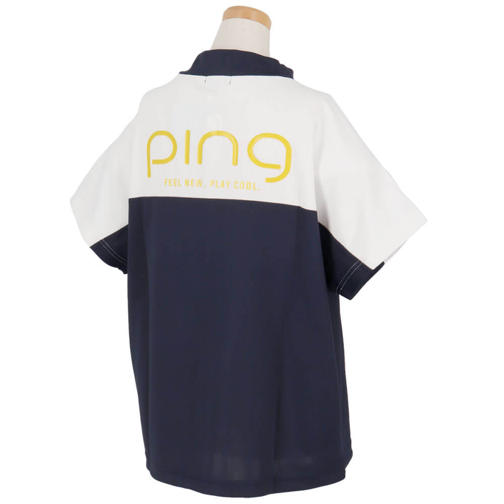 ピン PING　レディース 半袖 ハイネック シャツ 622-5167302　2025年モデル 詳細8