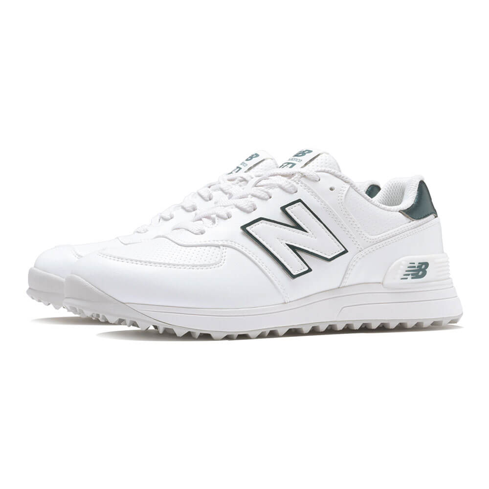 ニューバランスゴルフ　574 v4 スパイクレス ゴルフシューズ UG574 C4 WHITE/GREEN　2026年モデル 詳細1