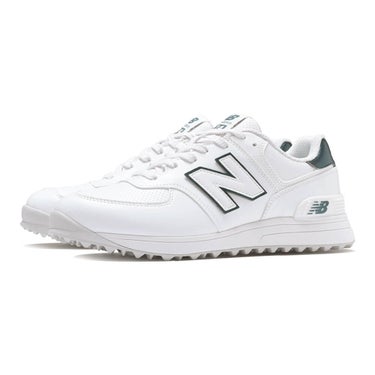 ニューバランスゴルフ　574 v4 スパイクレス ゴルフシューズ UG574 C4 WHITE/GREEN　2026年モデル 詳細1