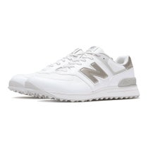 ニューバランスゴルフ　574 v4 スパイクレス ゴルフシューズ UG574 D4 WHITE/SILVER　2026年モデル
