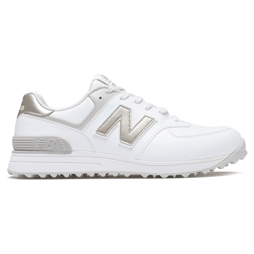 ニューバランスゴルフ　574 v4 スパイクレス ゴルフシューズ UG574 D4 WHITE/SILVER　2026年モデル 詳細2