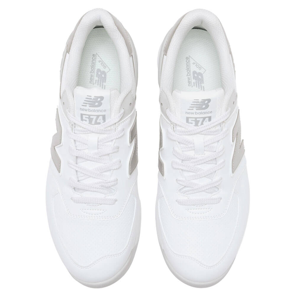 ニューバランスゴルフ　574 v4 スパイクレス ゴルフシューズ UG574 D4 WHITE/SILVER　2026年モデル 詳細5