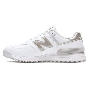 ニューバランスゴルフ　574 v4 スパイクレス ゴルフシューズ UG574 D4 WHITE/SILVER　2026年モデル 詳細7