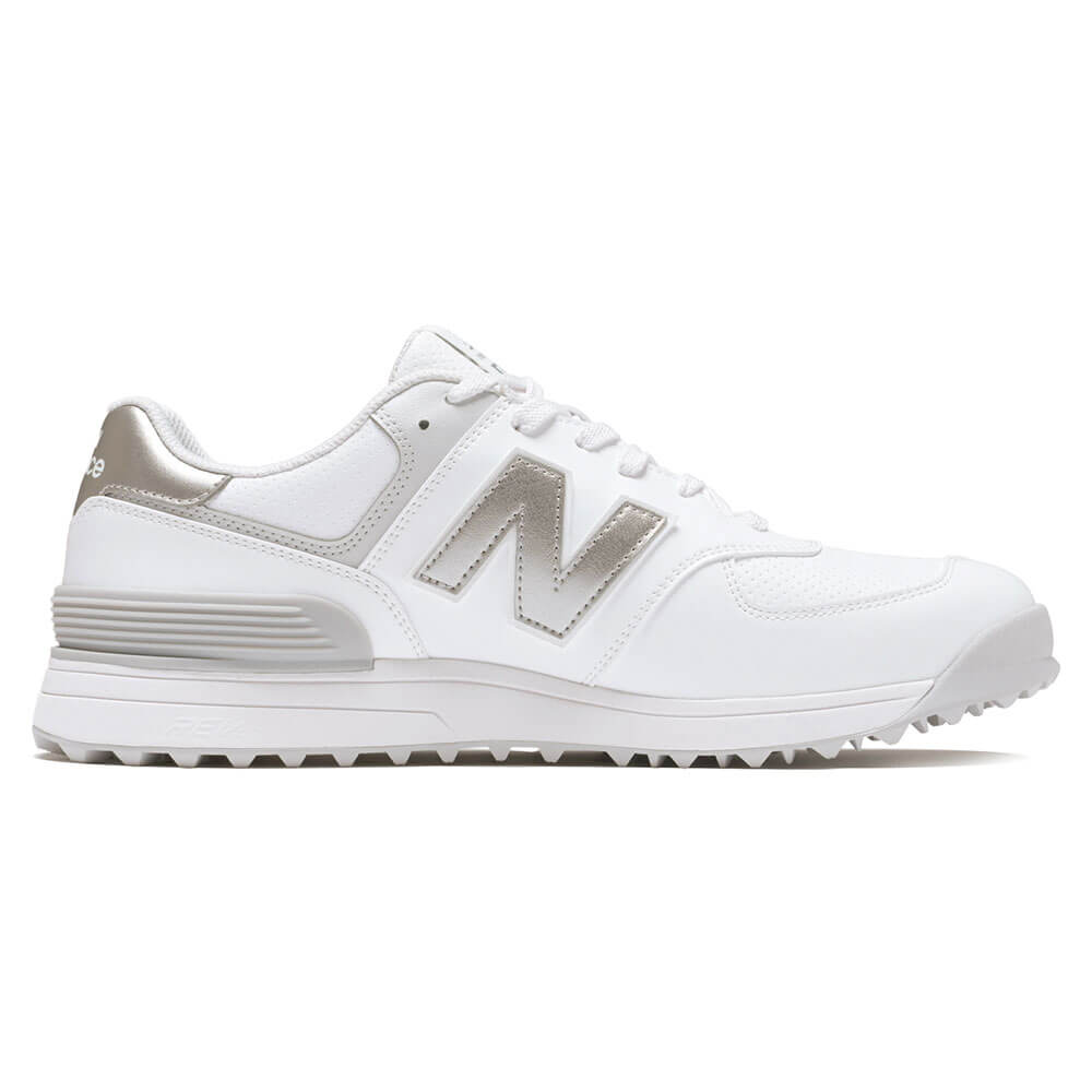 ニューバランスゴルフ　574 v4 スパイクレス ゴルフシューズ UG574 D4 WHITE/SILVER　2026年モデル 詳細8