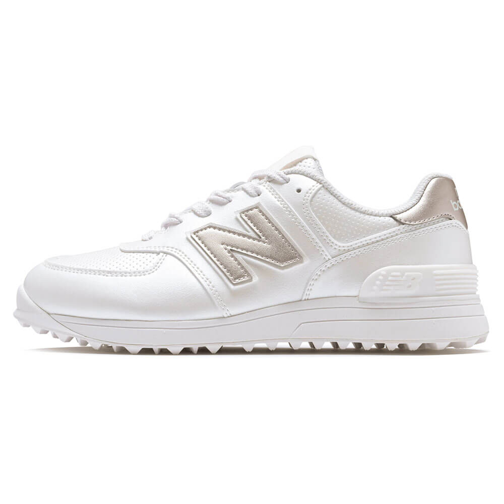 ニューバランスゴルフ　レディース 574 v4 スパイクレス ゴルフシューズ WG574 A4 WHITE/PINK　2026年モデル 詳細4