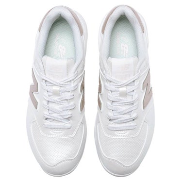 ニューバランスゴルフ　レディース 574 v4 スパイクレス ゴルフシューズ WG574 A4 WHITE/PINK　2026年モデル 詳細5