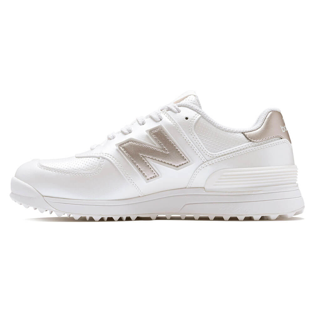 ニューバランスゴルフ　レディース 574 v4 スパイクレス ゴルフシューズ WG574 A4 WHITE/PINK　2026年モデル 詳細7