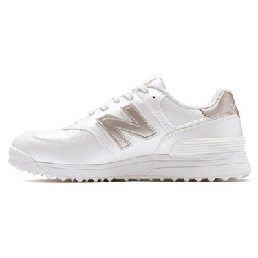 ニューバランスゴルフ　レディース 574 v4 スパイクレス ゴルフシューズ WG574 A4 WHITE/PINK　2026年モデル 詳細7
