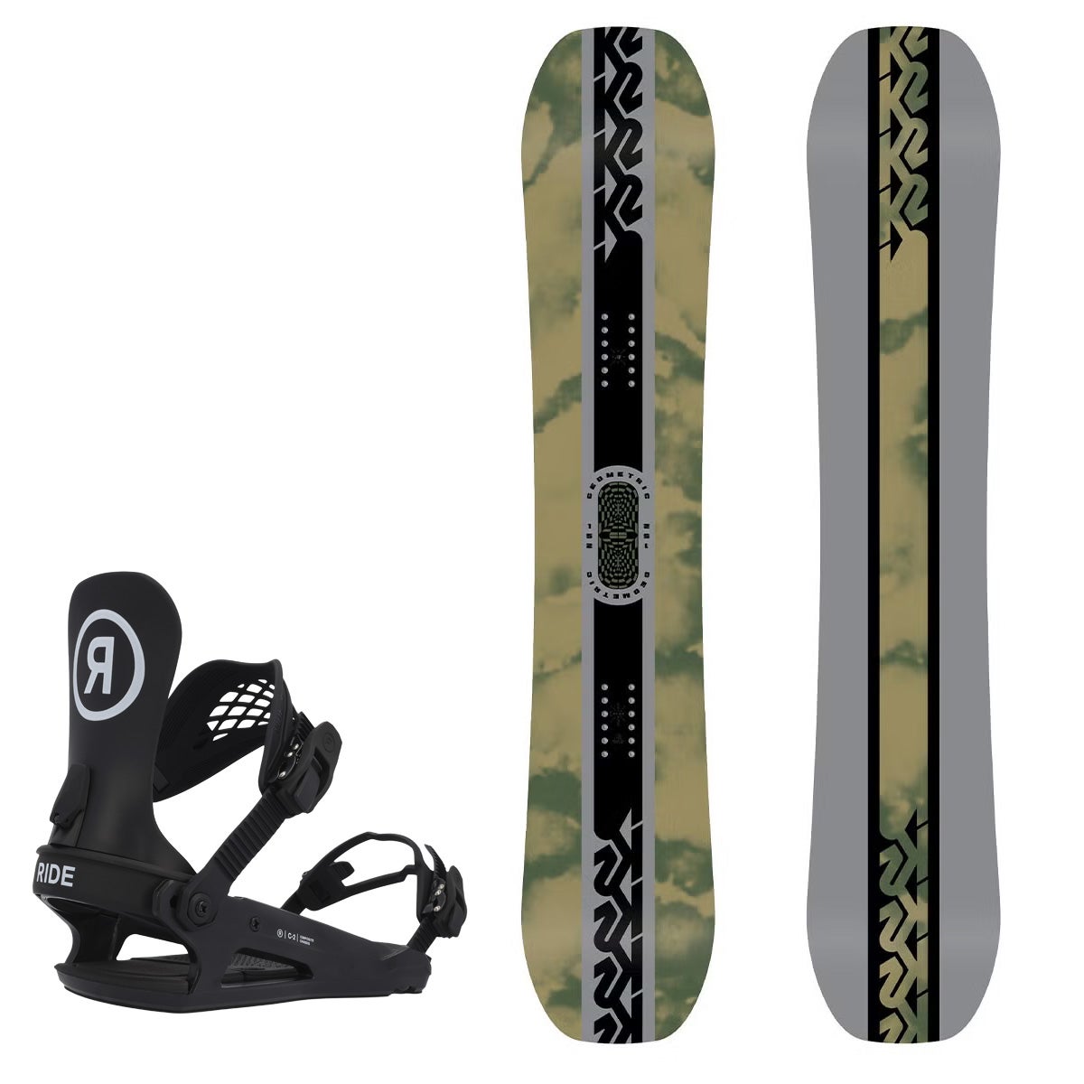 �P�[�c�[ K2�@GEOMETRIC �W�I���g���b�N + RIDE C-2�@�X�m�[�{�[�h�� �r���f�B���O�Z�b�g 2023-2024