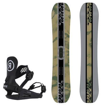 ケーツー K2　GEOMETRIC ジオメトリック + RIDE C-2　スノーボード板 ビンディングセット 2023-2024