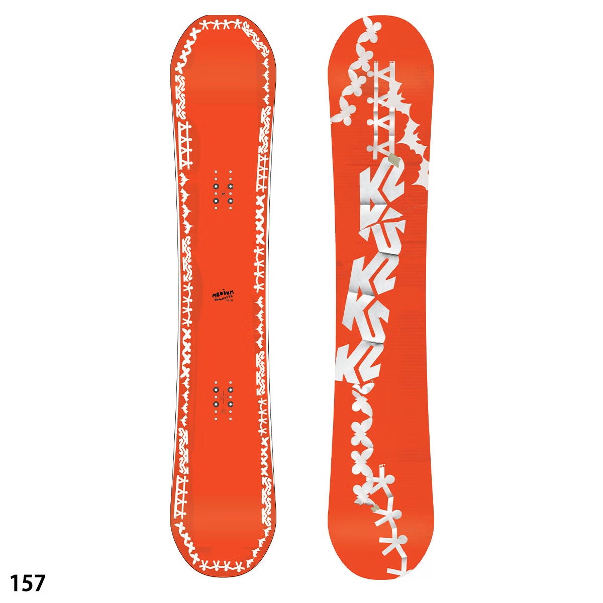 ケーツー K2　MEDIUM ミディアム + RIDE C-2　スノーボード板 ビンディングセット 2023-2024 詳細4